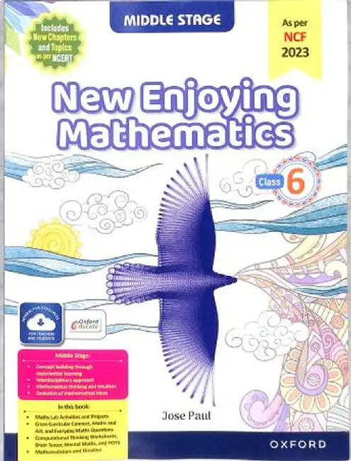 New Enjoying Mathematics 2025 Book 6 by Jose Paul