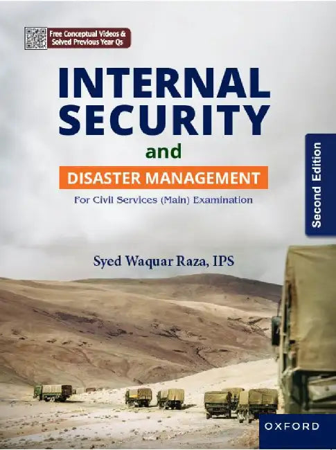 Internal Security And Disaster Management: For Civil Services Main Examination by Syed Waquar Raza