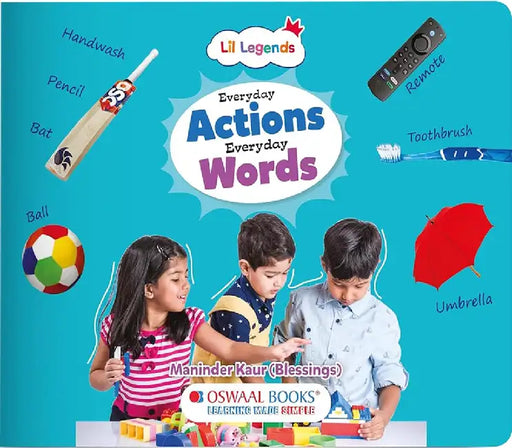 Oswaal Lil Legends Everyday Actions Everyday Words Book for Kids | Special Educator-Designed Communication Book | Ideal for Children Who Need Extra Support, Boost Routine Awareness Vocabulary & Speech by Oswaal Editorial Board