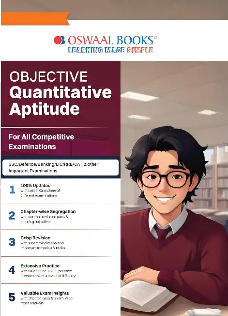 Oswaal Objective Quantitative Aptitude For All Competitive Examinations | SSC, Defence, Banking, RRB, LIC, CAT & Other Important Exams by Oswaal Editorial Board