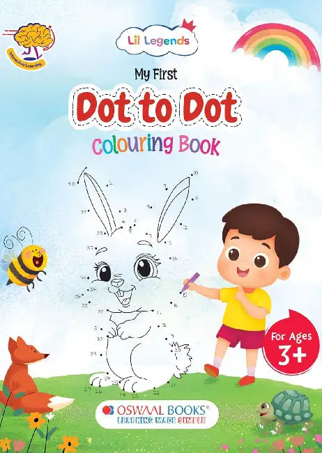 Oswaal:Lil Legends My First Dot-to-Dot Colouring Book by Oswaal Editorial Board