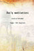 Daily Meditations by Cardinal Wiseman
