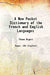 A New Pocket Dictionary of The French and English Languages by Thomas Nugent