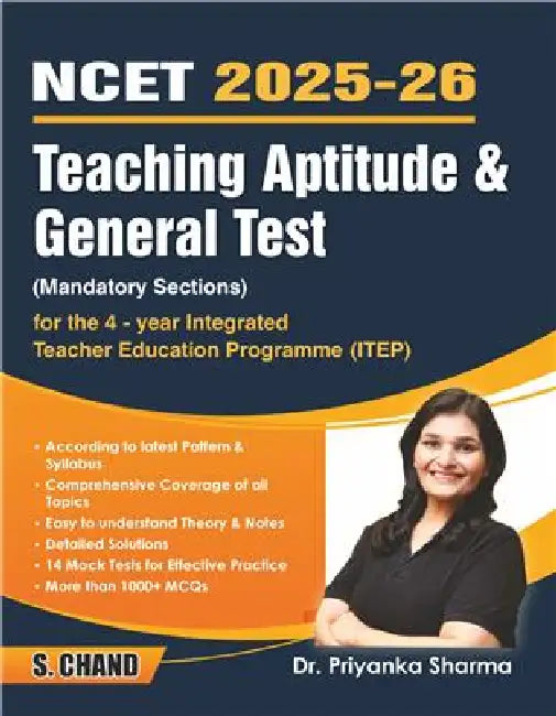 NCET 2025-26 Teaching Aptitude & General Test by Priyanka Sharma