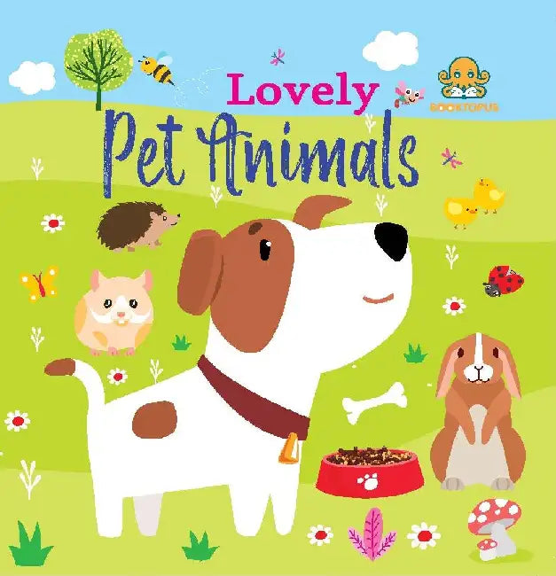 Booktopus Lovely Pet Animals Tail Board Book  Interactive Book With Cloth Tails For Toddlers  Early Learning Books For Kids 4 Years by Booktopus