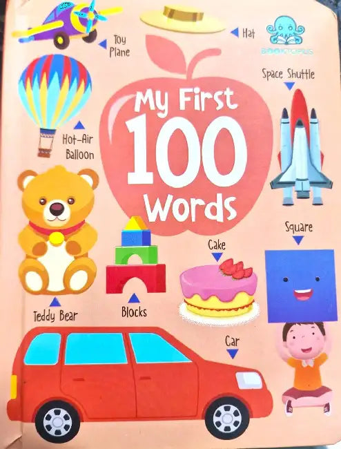 My First 100 Words Mini Board Book by Booktopus