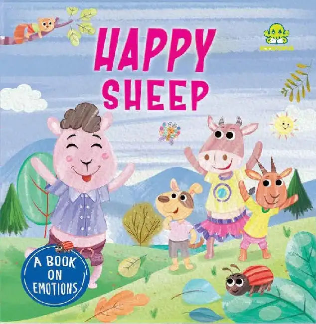 Booktopus The Happy Sheep Board Book  Story Books For Kids 4 Years  Emotional Development by Booktopus