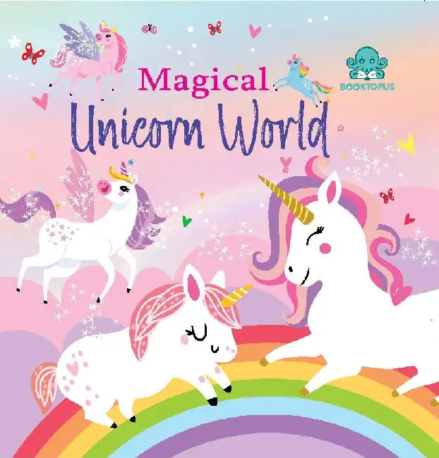 Booktopus Magical Unicorn World Tail Board Book  Interactive Book With Cloth Tails For Toddlers  Early Learning Books For Kids 4 Years by Booktopus