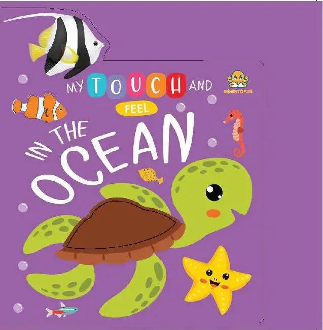 Booktopus My Touch And Feel Ocean Animals Sensory Book For Toddlers  Textured Baby Books For 4 Years  Interactive Learning Books by Booktopus