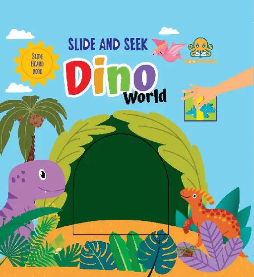 Booktopus Slide And Seek Dinosaurs  Knowledge Book For Kids  Interactive Learning Books 4 Years  Educational Sliding Books by Booktopus