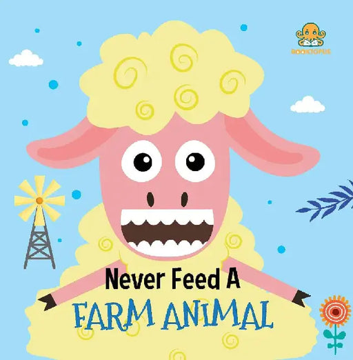 Booktopus Never Feed A Farm Animal  Sensory Book For Toddlers  Textured Baby Books For 4 Years  Interactive Learning Books by Booktopus