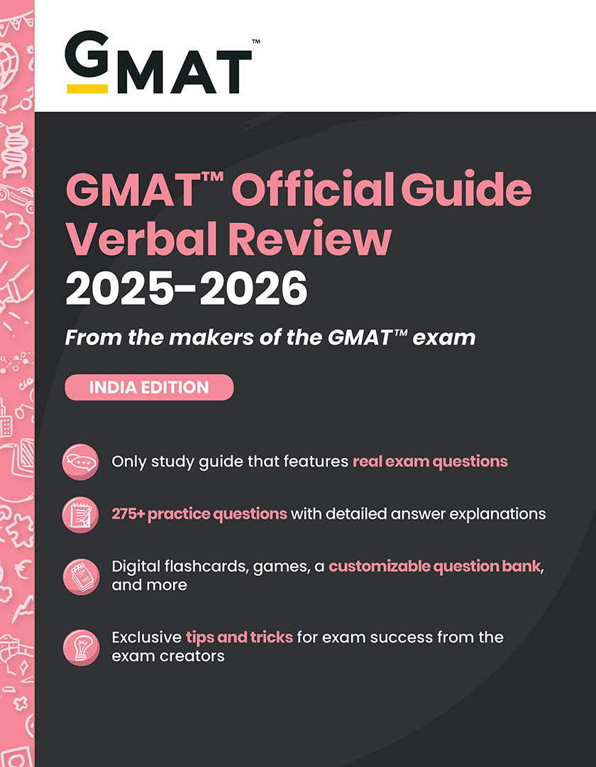 GMAT Official Guide Verbal Review 2025-2026 (9789370602465) by