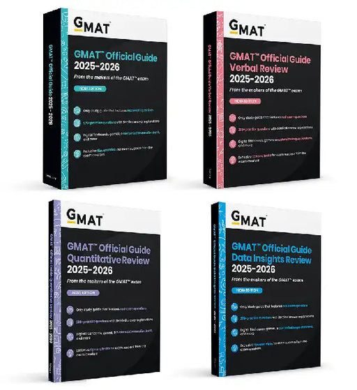 GMAT Official Guide 2025-2026 Bundle: Books + Online Question Bank by GMAC