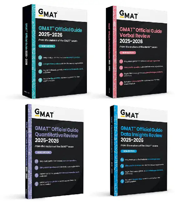GMAT Official Guide 2025-2026 Bundle: Books + Online Question Bank by GMAC