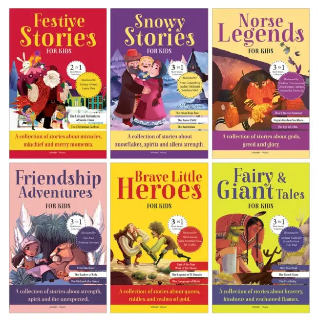 A Collection of Stories about Friendship and Adventures (Pack of 6 books) Batch 2 by Wonder House Books
