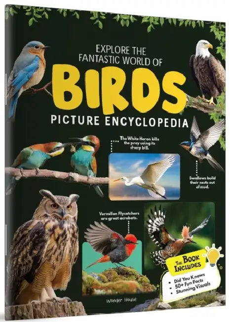 Explore Fantastic World of Birds Picture Encyclopedia by Wonder House Books