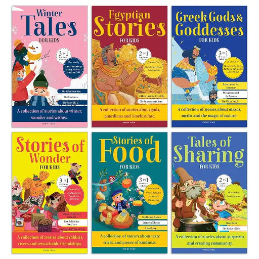 A Collection Of Stories About Gods And Strength Pack Of 6 by Wonder House
