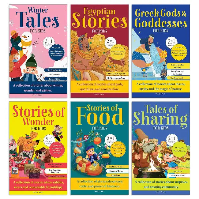 A Collection Of Stories About Gods And Strength Pack Of 6 by Wonder House