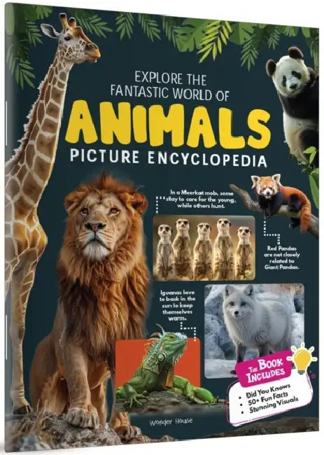 Explore Fantastic World of Animals Picture Encyclopedia by Wonder House Books