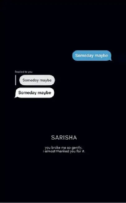 Someday maybe by Sarisha