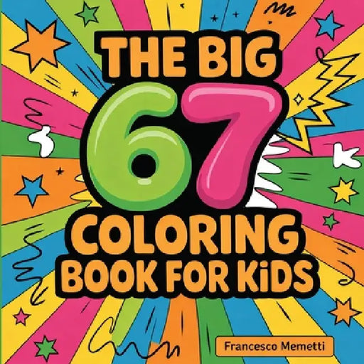 The Big 67 Coloring Book for Kids: Cute Animals, Unicorns, Dinosaurs, Cars, Mandalas & More - Perfect Birthday Gift! by Francesco Memetti