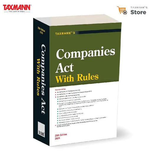 Companies Act With Rules by Taxmann