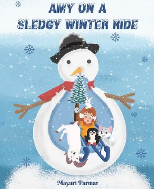 Amy on a Sledgy Winter Ride by Mayuri Parmar