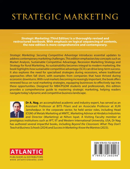 Strategic Marketing: Securing Competitive Advantage by A. Nag