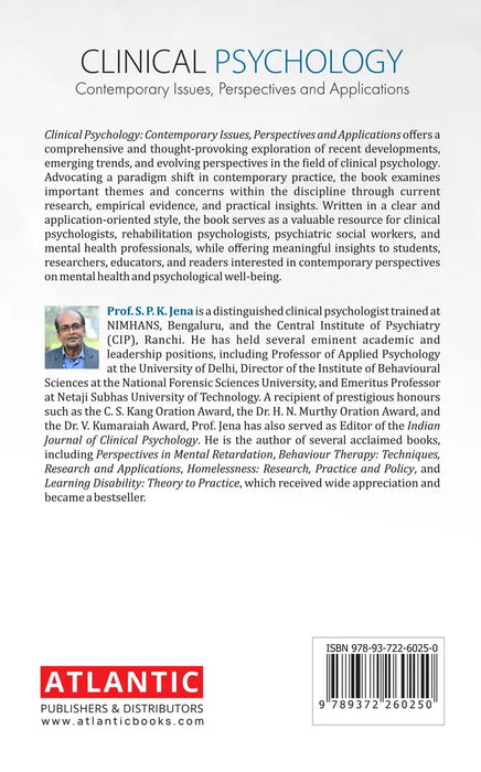 Clinical Psychology: Contemporary Issues, Perspectives and Applications