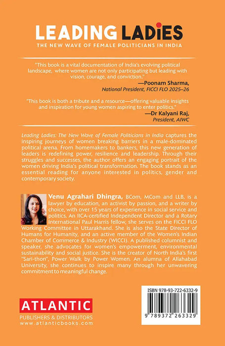 Leading Ladies: The New Wave of Female Politicians in India by Venu Agrahari Dhingra