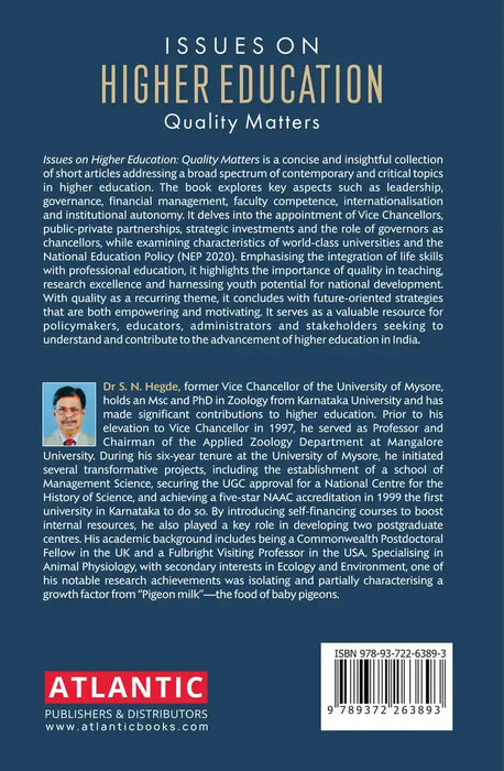 Issues on Higher Education: Quality Matters