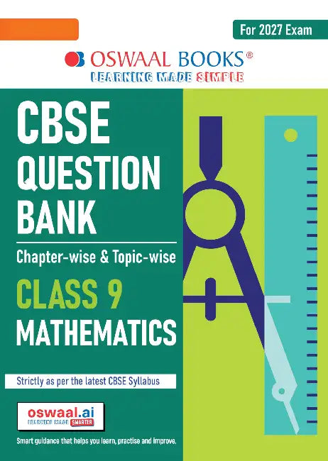 CBSE Question Bank Chapterwise Topicwise Mathematics Class9 For 2027 Exam by Oswaal Editorial Board