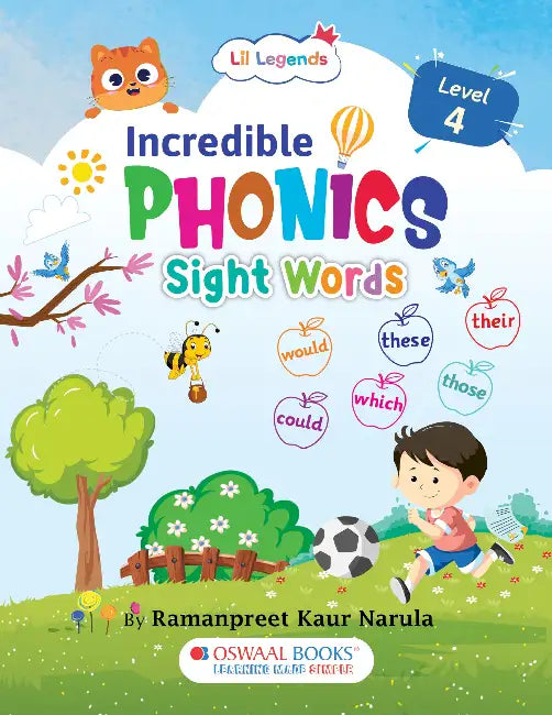 Lil Legends Sight Words Level 4 | Advanced Reading Fluency Workbook for Kids Ages 5-7 | Master High-Frequency Words & Sentences | Science of Reading by Ramanpreet Kaur Narula