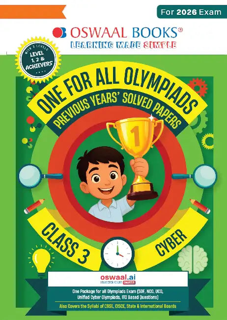 Oswaal One For All Olympiads Class 3 Cyber Prep-Guide Book | Chapter ...