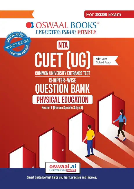 Oswaal Nta Cuet (UG) Chapter-Wise Question Bank Physical Education For 2026 Exam by Oswaal Editorial Board