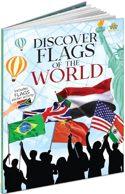 Discover The Flags Of The World: Sticker Book by Booktopus