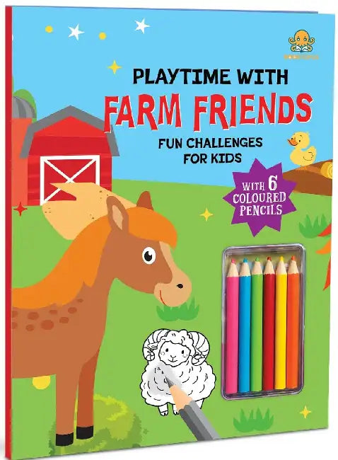 Farm Playtime Activity Book by Booktopus