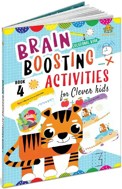 Brain Boosting Activities For Clever Kids- Book 4 by Booktopus