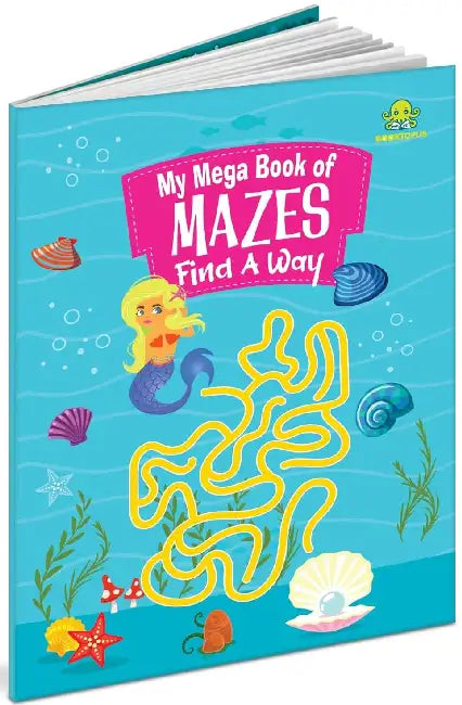 My Mega Book Of Mazes: Twisty Trails by Booktopus