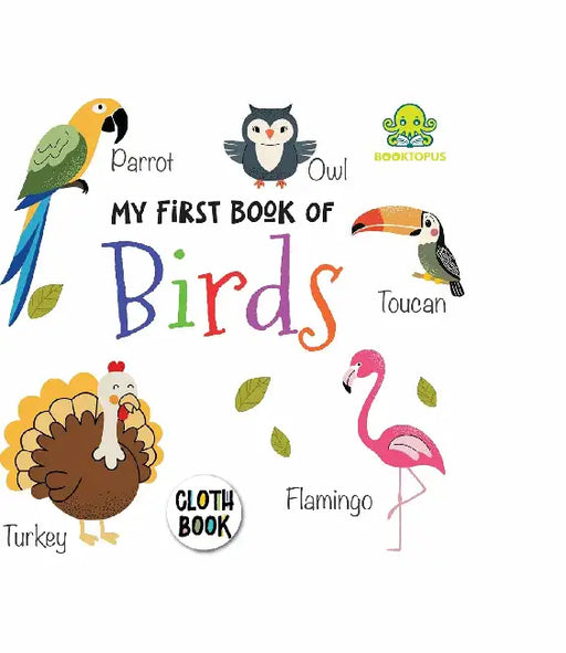 Booktopus My First Birds Cloth Book by Booktopus