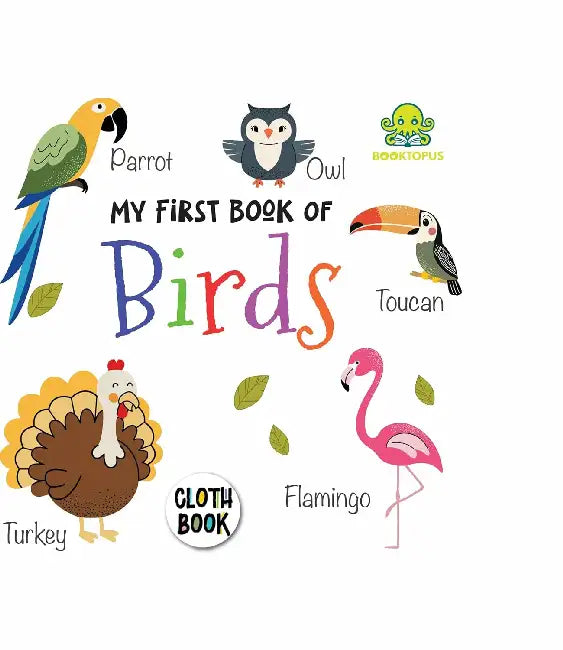 Booktopus My First Birds Cloth Book by Booktopus