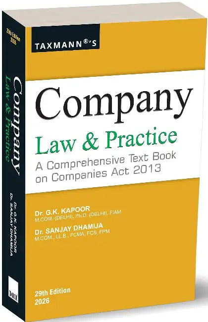 Company Law  Practice by Dr. G.K.