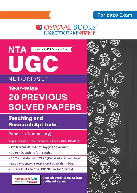 Oswaal NTA UGC NET / JRF / SET Paper 1  by Oswaal Editorial Board