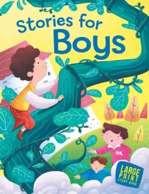 Large Print: Stories for Boys Large Print by Om Books Editorial Team