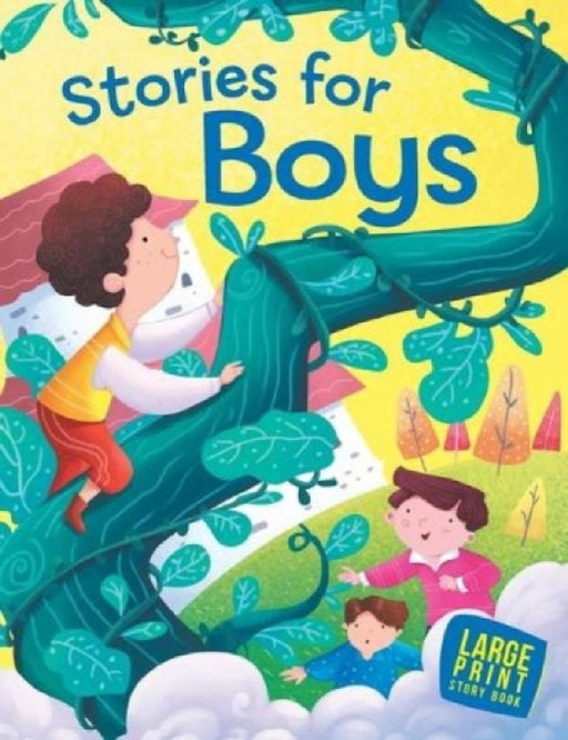 Large Print: Stories for Boys Large Print by Om Books Editorial Team