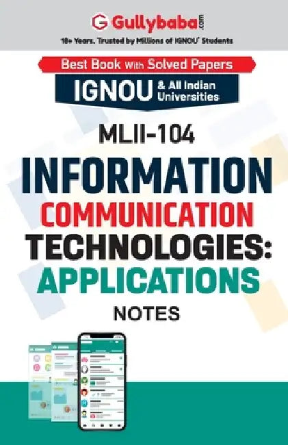 MLII-104 Information Communication Technologies: Applications by Gullybaba Com Panel