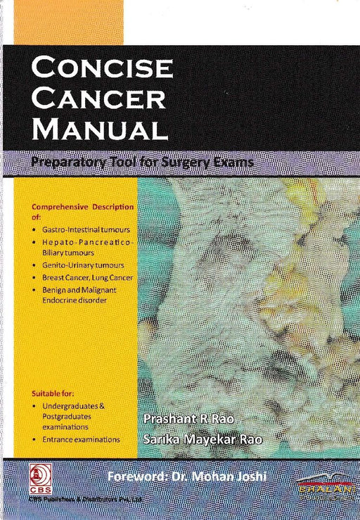 Concise Cancer Manual  by Joshi M