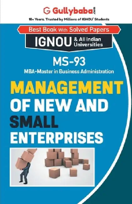 MS-93 Management of New and Small Enterprises by Gullybaba Com Panel