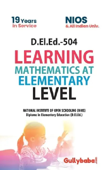 D.El.Ed.-504 Learning Mathematics at Elementary Level by Gullybaba Com Panel
