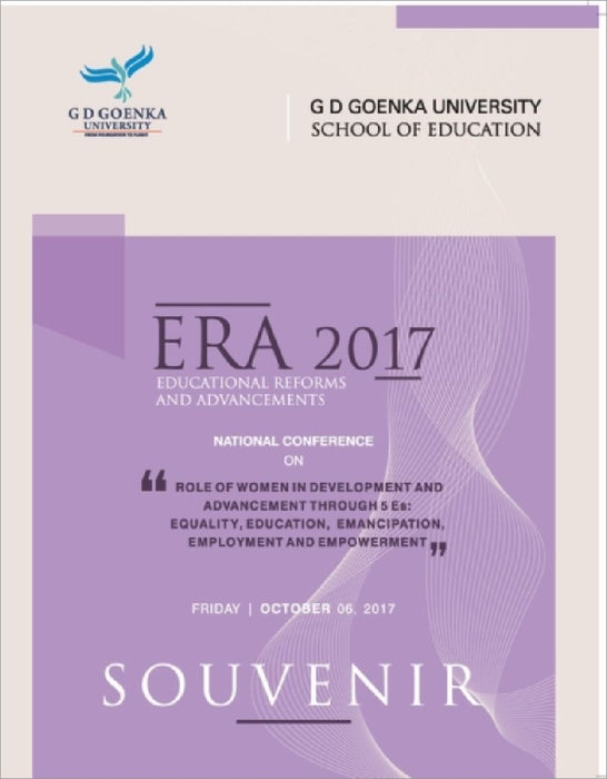 Role Of Women In Development And Advancement Through 5 Es by Tania Gupta